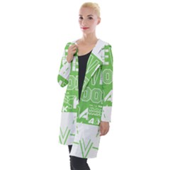 Never Look Back Hooded Pocket Cardigan by Melcu