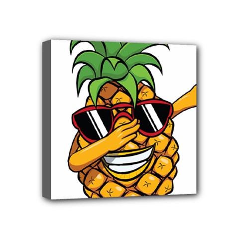 Dabbing Pineapple Sunglasses Shirt Aloha Hawaii Beach Gift Mini Canvas 4  X 4  (stretched) by SilentSoulArts