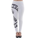 Thor Hammer with Runes Valhalla Tristella Viking Norse Mythology Mjolnir  Lightweight Velour Leggings View1
