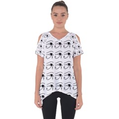 Witchcraft Symbols  Cut Out Side Drop Tee by Valentinaart