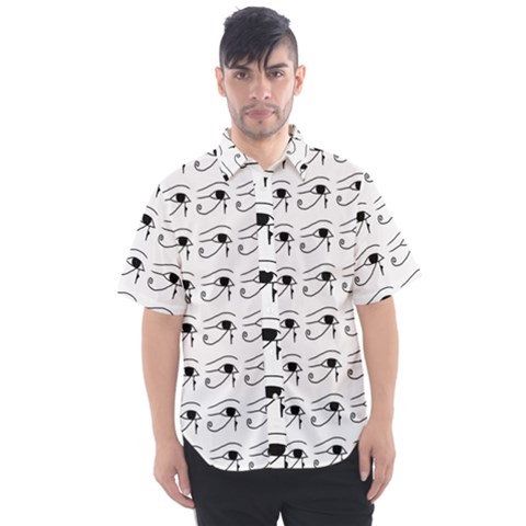 Witchcraft Symbols  Men s Short Sleeve Shirt by Valentinaart