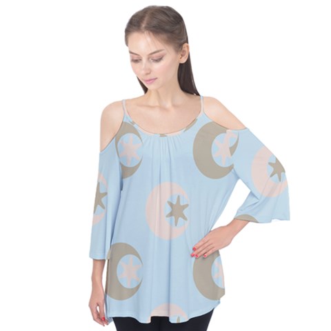 Moon Star Air Heaven Flutter Tees by HermanTelo