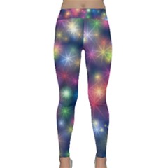 Abstract Background Graphic Space Classic Yoga Leggings by HermanTelo