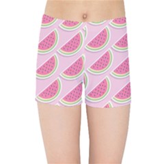 Melons Pattern Food Fruits Melon Kids  Sports Shorts by Pakrebo