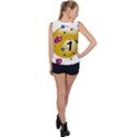 Billiard Ball Ball Game Bubble Hem Chiffon Tank Top View2