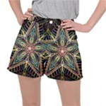 Star Mandala Pattern Design Doodle Ripstop Shorts