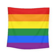 Lgbt Rainbow Pride Flag Square Tapestry (small) by lgbtnation