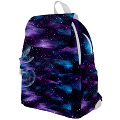 Background Space Planet Explosion Top Flap Backpack