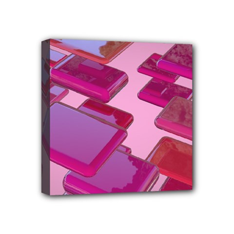 Render 3d Rendering Design Space Mini Canvas 4  X 4  (stretched) by Pakrebo