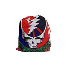 Grateful Dead Drawstring Pouch (medium) by Sapixe