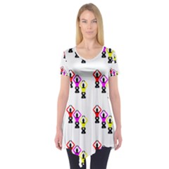 Ballet Plie Dance Ballerina Short Sleeve Tunic  by HermanTelo