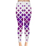 Pattern Square Purple Horizontal Leggings 