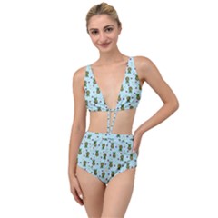 Pineapple Watermelon Fruit Lime Tied Up Two Piece Swimsuit by HermanTelo
