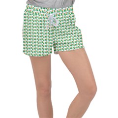 St-patricks Day Background Ireland Women s Velour Lounge Shorts by HermanTelo