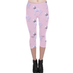 Dogs Pets Animation Animal Cute Capri Leggings  by Bajindul