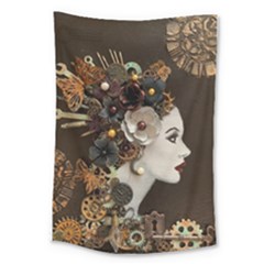 Mechanical Beauty  Large Tapestry