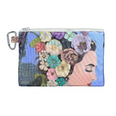 Dream  Canvas Cosmetic Bag (large) by CKArtCreations