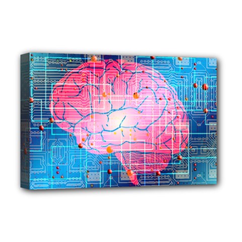 Evolution Artificial Intelligence Deluxe Canvas 18  X 12  (stretched)