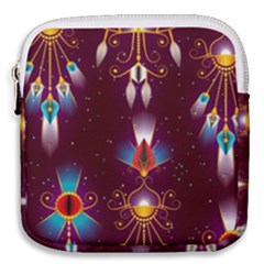 Background Pattern Non Seamless Mini Square Pouch