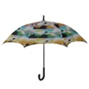 Faded Snowball Branch Collage (II) Hook Handle Umbrellas (Large) View3