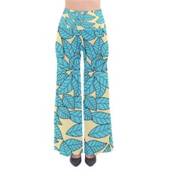 Leaves Dried Leaves Stamping So Vintage Palazzo Pants by Pakrebo