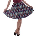 Illustrations Seamless Pattern Pattern A-line Skater Skirt View1