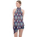 Illustrations Seamless Pattern Pattern Halter Asymmetric Satin Top View1