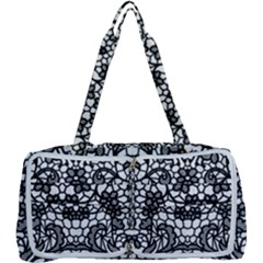Lace Seamless Pattern With Flowers Multi Function Bag by Sobalvarro