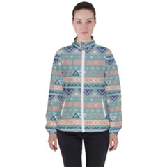 Tribal Women s High Neck Windbreaker by Sobalvarro