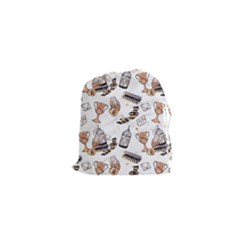 Hufflepuff Pattern Drawstring Pouch (xs) by Sobalvarro
