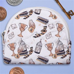 Hufflepuff Pattern Horseshoe Style Canvas Pouch by Sobalvarro