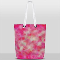Background Abstract Texture Pattern Full Print Rope Handle Tote (small) by Pakrebo