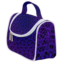 Background Lines Pattern Line Art Satchel Handbag by Pakrebo