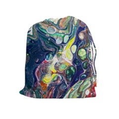 Paint Acrylic Paint Art Colorful Drawstring Pouch (xl)