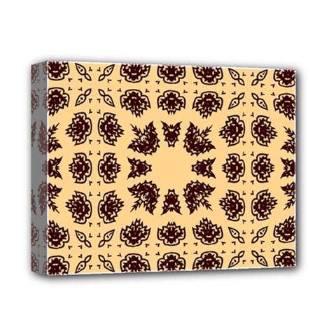 Seamless Pattern Ornament Deluxe Canvas 14  X 11  (stretched)