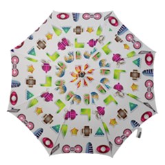 Shapes Abstract Set Pack Hook Handle Umbrellas (large) by Pakrebo