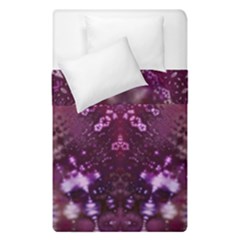 Pink Fractal Lace Duvet Cover Double Side (single Size) by KirstenStar