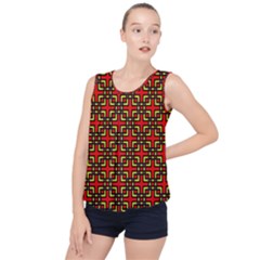 Rby-2-8 Bubble Hem Chiffon Tank Top by ArtworkByPatrick