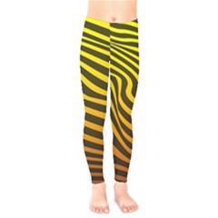 Wave Line Curve Abstract Kids  Legging by HermanTelo