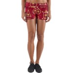Background Objects Stylized Yoga Shorts
