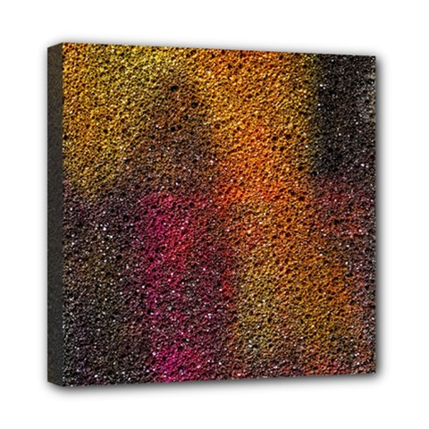 Colors Exploding Paint Spray Mini Canvas 8  X 8  (stretched) by Pakrebo
