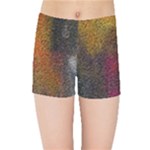 Colors Exploding Paint Spray Kids  Sports Shorts