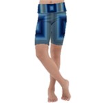 Artscope Justifyyourlove Kaleidoscope Kids  Lightweight Velour Cropped Yoga Leggings
