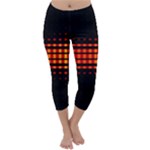 Signal Background Pattern Light Capri Winter Leggings 