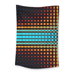 Signal Background Pattern Light Small Tapestry by Sudhe