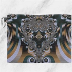 Fractal Art Artwork Design  Art Canvas Cosmetic Bag (xxxl) by Pakrebo