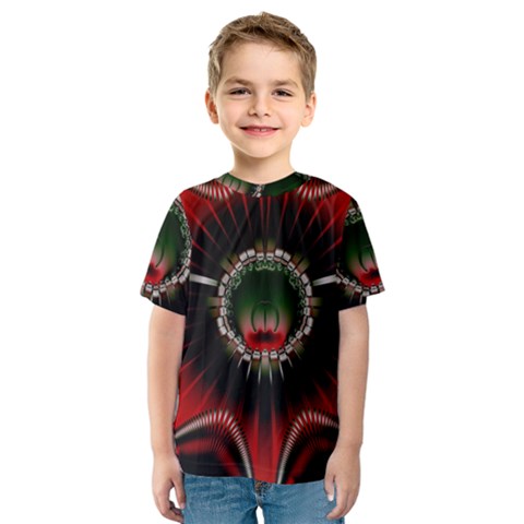 Abstract Abstract Art Artwork Star Kids  Sport Mesh Tee by Pakrebo