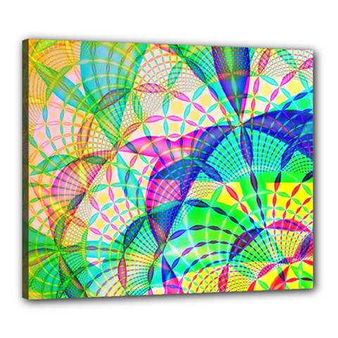 Design Background Concept Fractal Canvas 24  X 20  (stretched) by Pakrebo