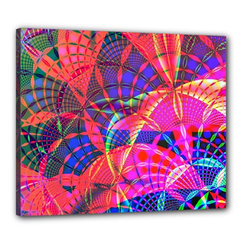 Design Background Concept Fractal Canvas 24  X 20  (stretched) by Pakrebo
