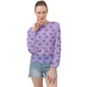 Zodiac Bat Lilac Banded Bottom Chiffon Top View1